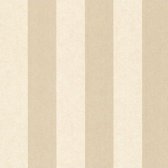 Dutch Wallcoverings vliesbehang streep - wit/zilver