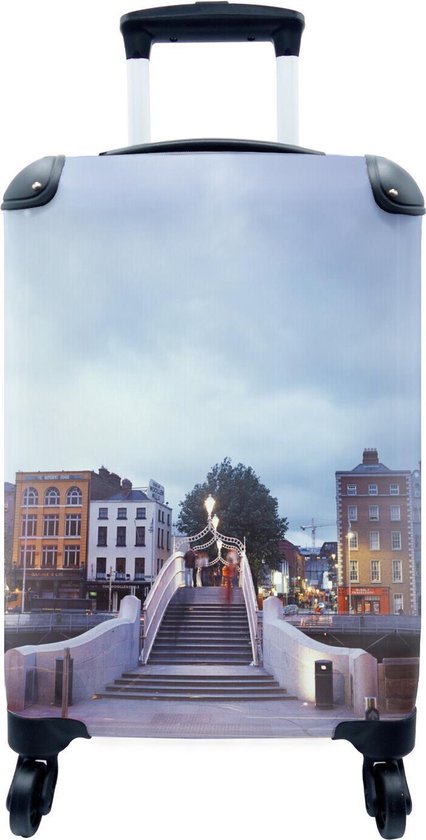Valise - Escalier du Ha'penny Bridge à Dublin - 35x55x20 cm - Bagage à main  - Trolley | bol.com