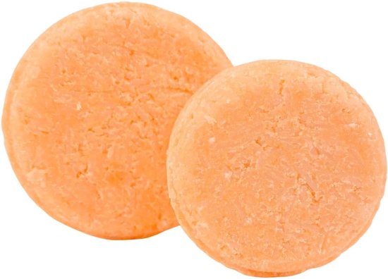Beesha Shampoo Bar Perzik 40 gram - Zelfgemaakt in Nederland - 100% Vegan - Sulfaatvrij - Parabeenvrij - Silicoonvrij - CG Geschikt