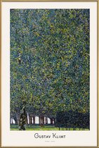 JUNIQE - Poster met kunststof lijst Klimt - Park -13x18 /Groen