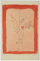 JUNIQE - Poster met kunststof lijst Klee - A Guardian Angel Serves a