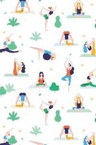 Yoga Pattern - Yoga Namaste Health Meditation Yogi 30: Graph Paper 5x5 Notebook for for Yoga Lovers