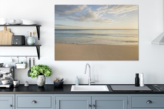 Peintures sur Toile Plage - Water - Nuages - 120x80 cm - Décoration murale