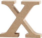 Letter. x. H: 8 cm. 2 cm. mdf - 1 st