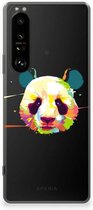 Back Case TPU Siliconen Hoesje Sony Xperia 1 III Smartphone hoesje Panda Color
