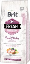 Brit Fresh Chicken & Potato Puppy Healthy Growth 12 kg - Hond