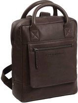 The Chesterfield Brand Davon Leren Rugtas / Laptoprugzak - 13 inch - Bruin