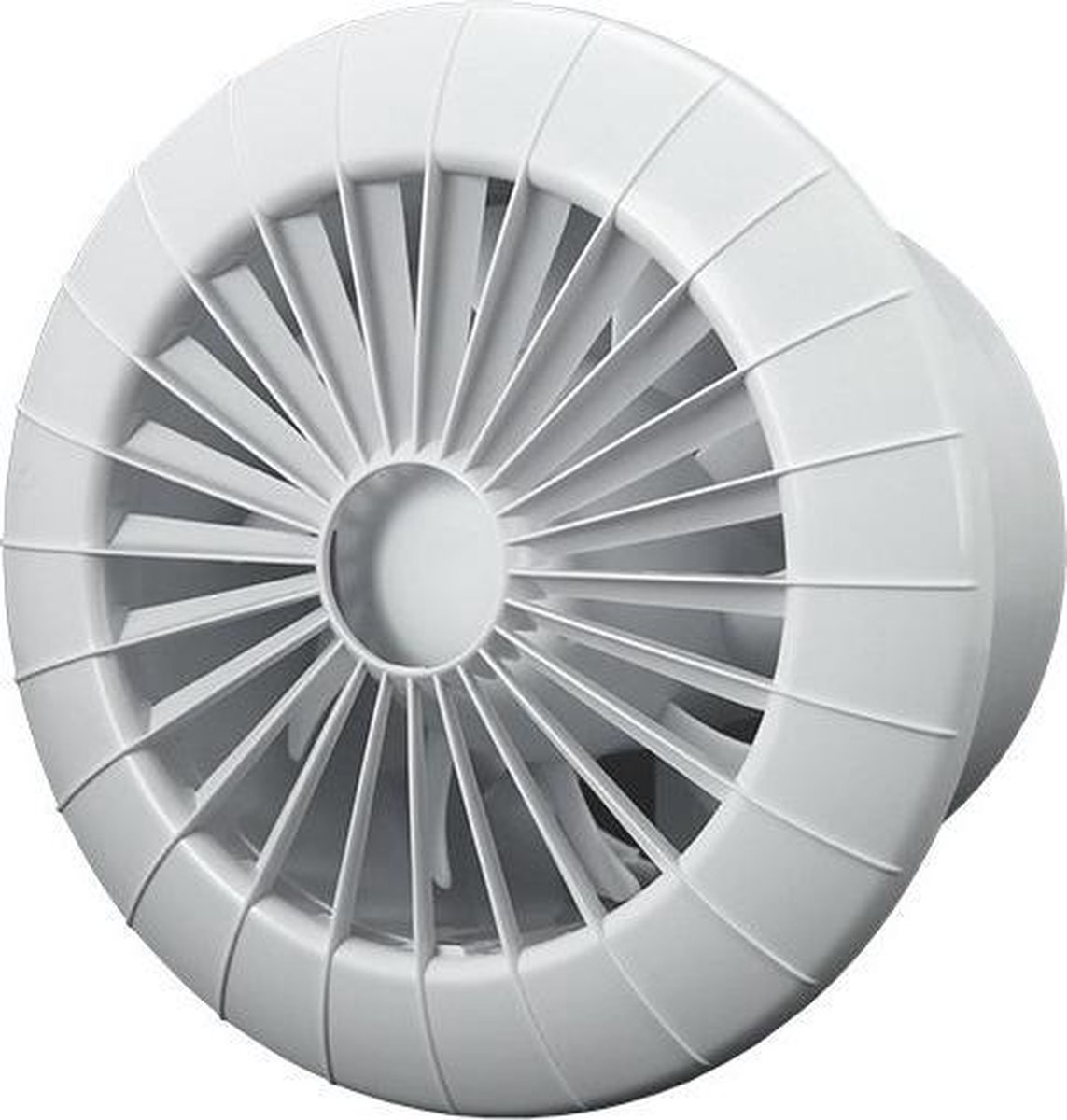 Badkamerventilator rond diameter 120 mm wit - 120BB