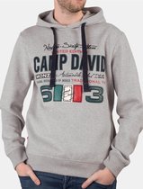 Camp David ® hoodiesweater "Italiaans kampioenschap", grijs