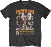 Grateful Dead Heren Tshirt -S- San Francisco Eco Zwart