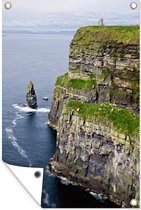 Tuinposters buiten Steile Kliffen van Moher in Ierland - 60x90 cm - Tuindoek - Buitenposter