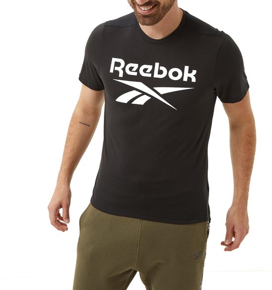 Reebok Workout Ready Supremium Sportshirt Zwart Heren - Maat M | bol.com