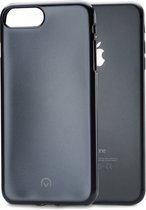 Apple iPhone 8 Plus Hoesje - Mobilize - Gelly Metallic Serie - Kunstlederen Backcover - Zwart - Hoesje Geschikt Voor Apple iPhone 8 Plus