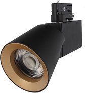LED Railspot 12W 38 ° Eenfasig Dimbaar ZWART GOUD - Wit licht