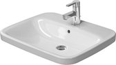 Duravit DuraStyle inbouwwastafel 61,5x49,5 cm met overloop en kraanvlak WonderGliss, wit