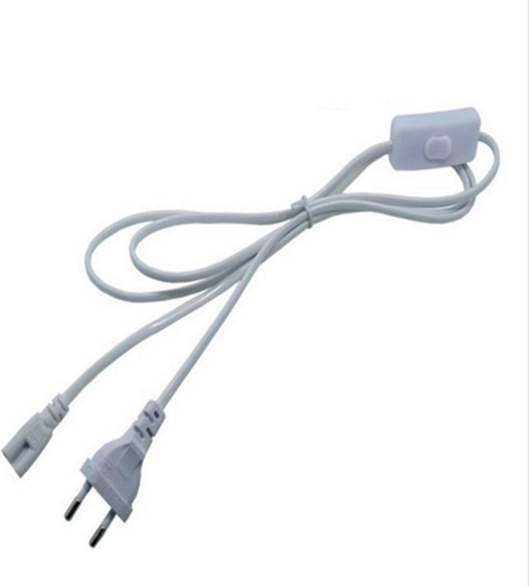 Kabel 5 Meter - Met Stekker - Met (aan/uit) Schakelaar - Voor TL Met Armatuur