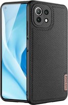 Dux Ducis - Hoesje geschikt voor Xiaomi Mi 11 Lite - Fino Series - Back Cover - Zwart