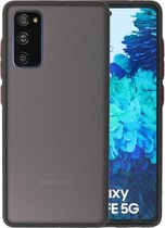 Wicked Narwal | Kleurcombinatie Hard Case voor Samsung Samsung Galaxy S20 FE Zwart