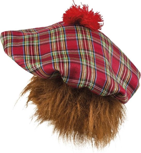 2 x bonnet écossais rouge avec cheveux - Chapeaux / casquettes de costume  de carnaval... | bol