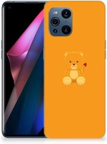 Silicone Hoesje OPPO Find X3 | X3 Pro GSM Hoesje Baby Beer