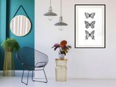 Artgeist - Schilderij - Butterfly Collection Iii - Multicolor - 30 X 45 Cm