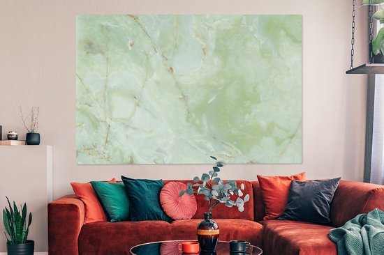 Roches colorées avec des nuances 180x120 cm - Tirage photo sur toile (Décoration murale salon / chambre) XXL / Groot format!