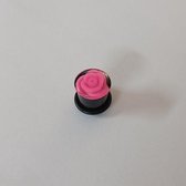 12 mm Double-flared plug roos roze