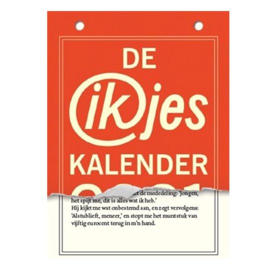 Comello De Ikjes Scheurkalender 2021 12 X 17 Cm Papier - Kalenderwinkel.nl