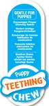 Detail van Nylabone Puppy Teething Chew verpakking met tekst 'Puppy Teething Chew'