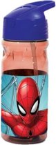 Marvel Waterfles - Drinkfles Spider-man Junior 500 Ml Rood/blauw