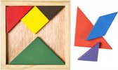 Lg-imports Houten Vormenpuzzel 12 Cm 7 Stukjes - Tangram