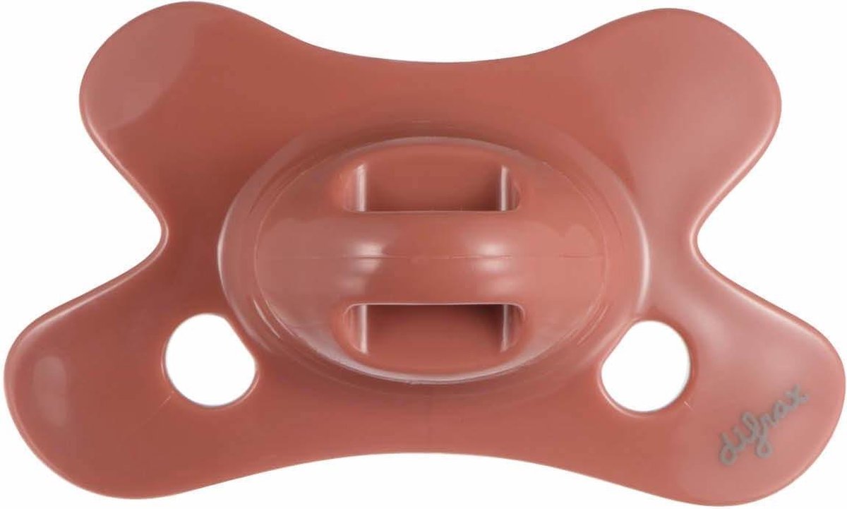 Difrax Fopspeen - Dental & Pure - 0/6 Maanden - Brick Difrax Fopspeen - Dental & Pure - 0/6 Maanden - Brick