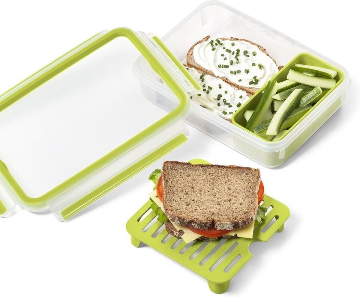 Clip & Go - Brotdose - Erwachsener - Gryn - Transparent - Polypropylen Pp -...