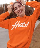 Oranje EK WK Koningsdag Hoodie Huts (MAAT XL - UNISEKS FIT) | Oranje kleding / truien | WK Feestkleding
