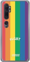 6F hoesje - geschikt voor Xiaomi Mi Note 10 -  Transparant TPU Case - #LGBT - #LGBT #ffffff