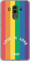 6F hoesje - geschikt voor Huawei Mate 10 Pro -  Transparant TPU Case - #LGBT - Love Is Love #ffffff