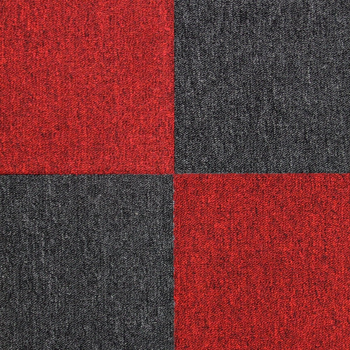 Dalle moquette bouclée - Gris anthracite - 50 x 50 cm - Cdiscount