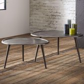 Yels Carol Salontafel 60 cm Zwart Staal