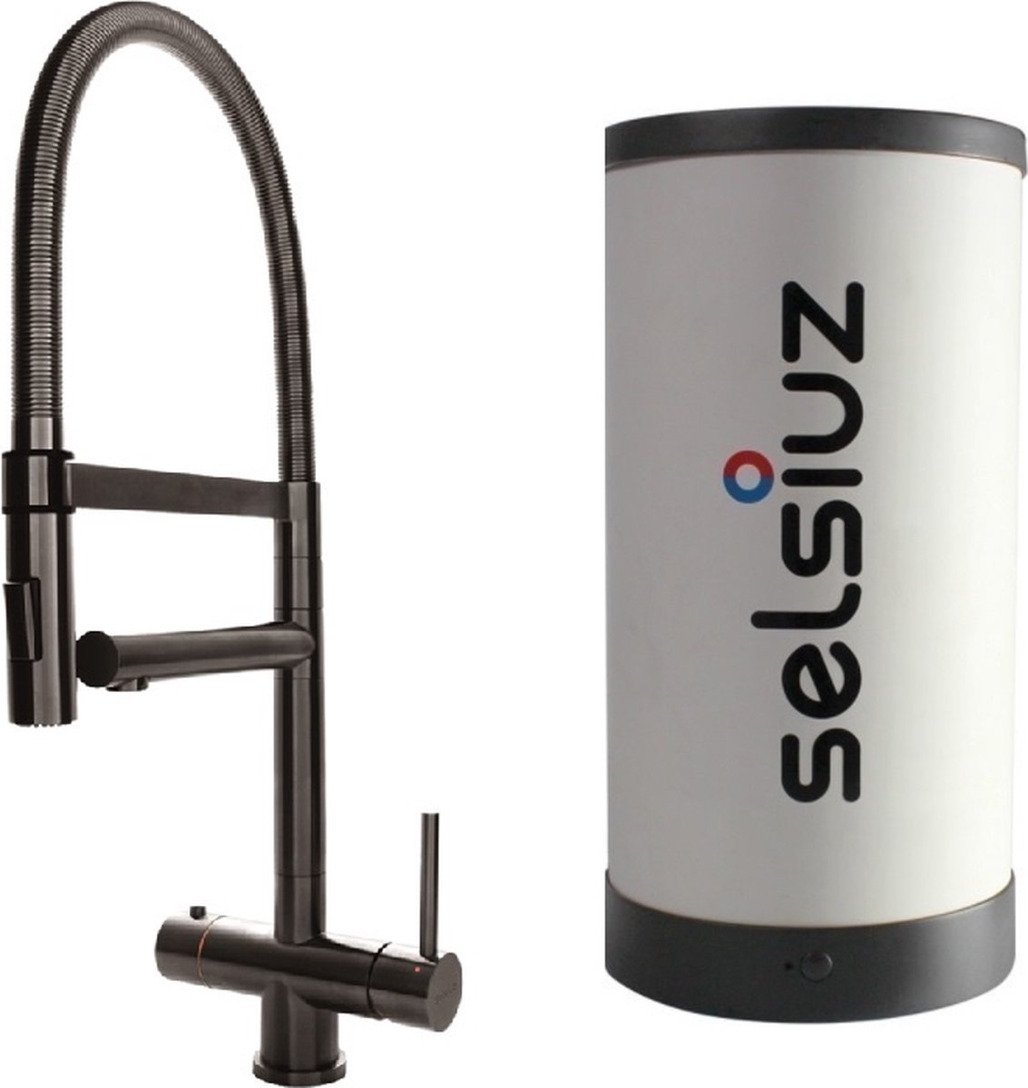 Selsiuz XL Gun Metal Zwart met Single boiler
