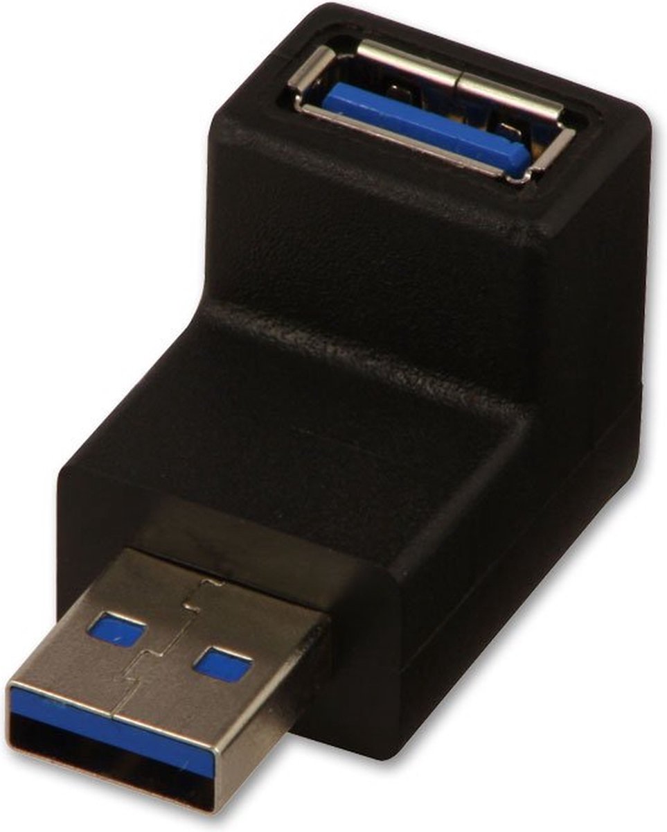 LINDY USB 3.2 Gen 1 (USB 3.0) Adapter [1x USB 3.2 Gen 1 stekker A (USB 3.0) - 1x USB 3.2 Gen 1 bus A (USB 3.0)]