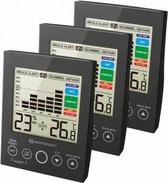 Bresser Thermo/Hygrometer 8,5 X 3,5 X 11 Cm  3 Stuks
