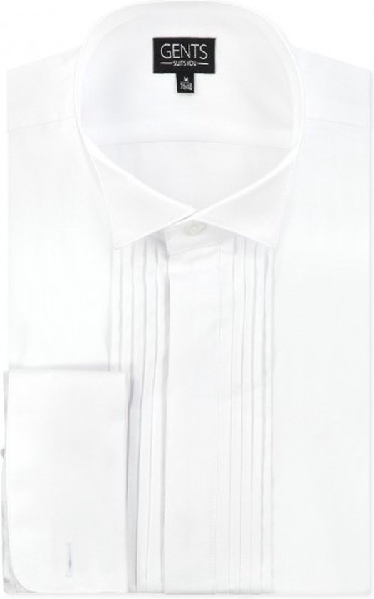 Messieurs | Chemise de Smoking Homme Adultes patricide plisse 0015 Taille XXL 45/46