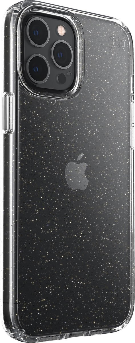 Speck Presidio Perfect Clear Glitter Apple iPhone 12 Pro Max Clear/Gold - with Microban