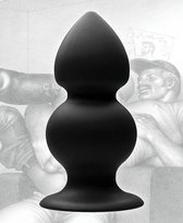 XR Brands - Tom of Finland - Weighted Silicone Anal Plug-Black