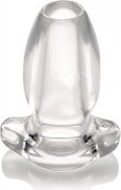 PeepHole Clear Hollow Anal Plug - Transparent