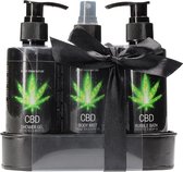 CBD - Bad en douche - Care set - Green Tea Hemp Oil