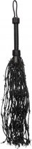 Leather Barbed Wire Flogger - Black