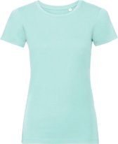 Russell Dames/dames Biologische T-Shirt met korte mouwen (Aqua Blauw)