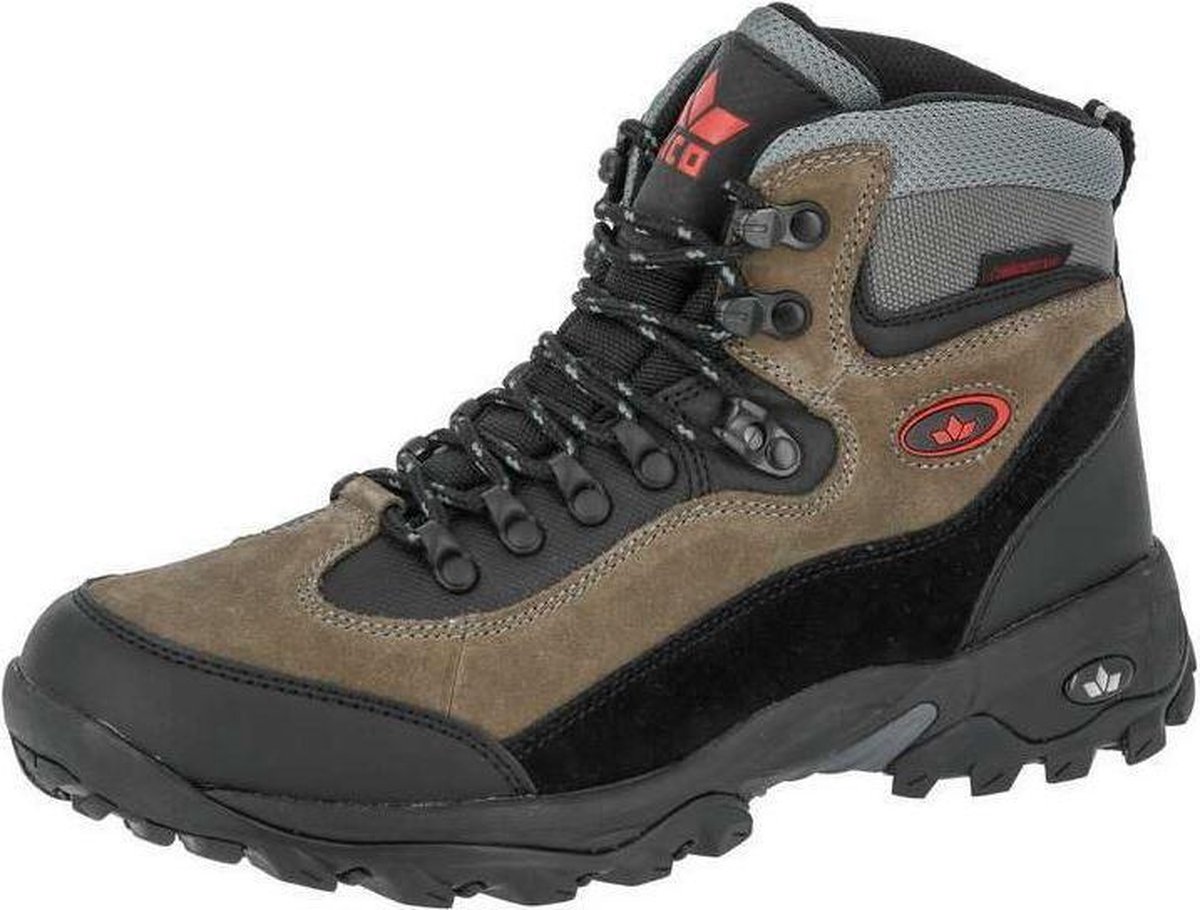 Lico Wandelschoenen Milan Heren Suède Grijs