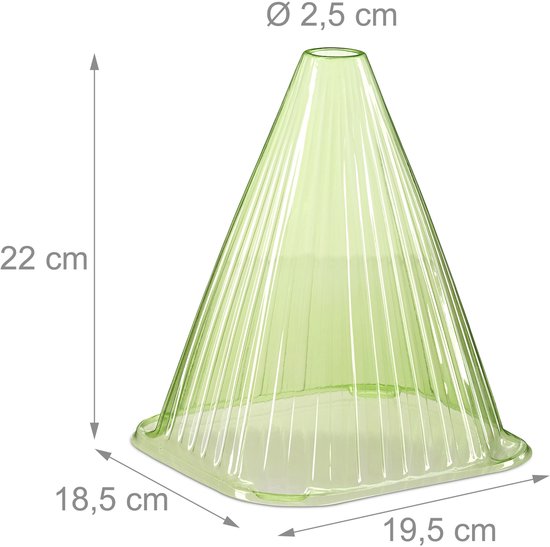 relaxdays 48 x chapeau de plante - chapeau de plante - protection des plantes - cloche de plante